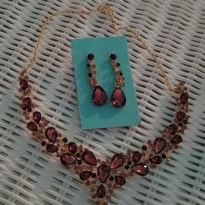 necklace earing set
